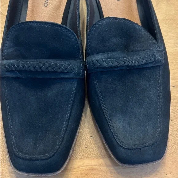 Lucky Brand Black suede slip on mules shoes 9 - Picture 8 of 8